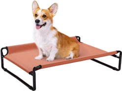 Veehoo Original Cooling Elevated Dog Bed, Red, Medium