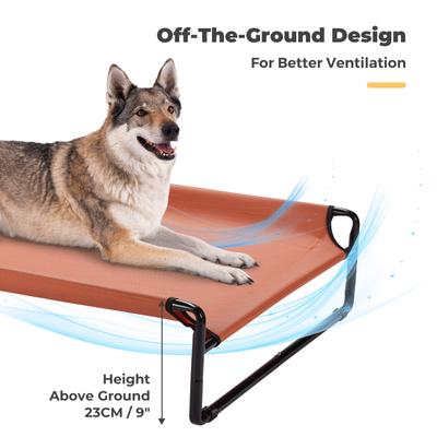 Show full view: Veehoo Original Cooling Elevated Dog Bed, Red, X-Large slide 4 of 8