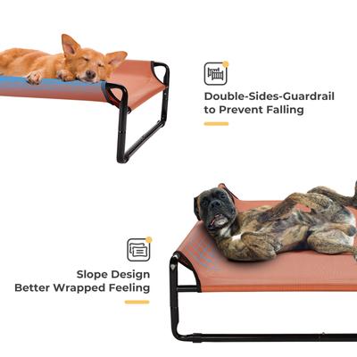 Show full view: Veehoo Original Cooling Elevated Dog Bed, Red, X-Large slide 5 of 8