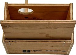 YML IWNB7 Wooden Bird Nest Box with Lid & Perch slide 2 of 4