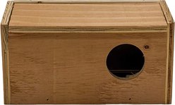 YML IWNB6 Wooden Bird Nest Box with Lid