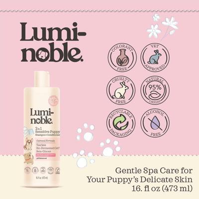 Show full view: Lumi-noble 2in1 Puppy Shampoo + Conditioner, 16-fl oz bottle slide 9 of 11