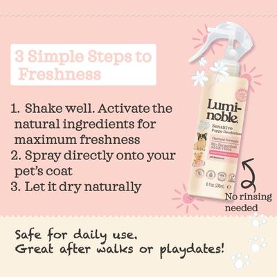 Show full view: Lumi-noble Sensitive Puppy Dog Deodorizer, 8-fl oz bottle slide 4 of 8