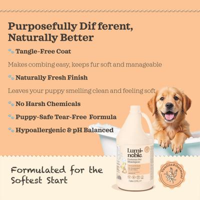 Show full view: Lumi-noble Prebiotic Dog, Cat & Small Pet Shampoo, 1-gal bottle slide 4 of 7
