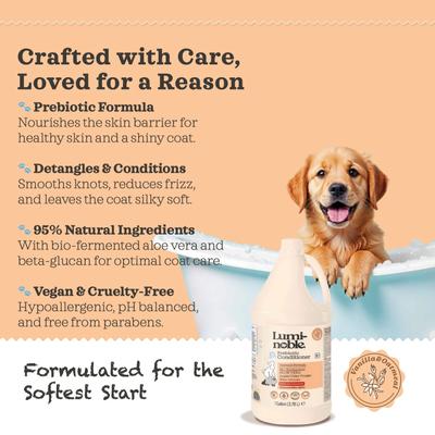 Show full view: Lumi-noble Prebiotic Dog, Cat & Small Pet Conditioner, 1-gal bottle slide 6 of 8