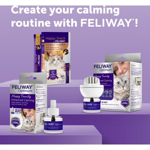 Feliway Optimum Enhanced Calming Pheromone 30 Day Cat Diffuser Refill