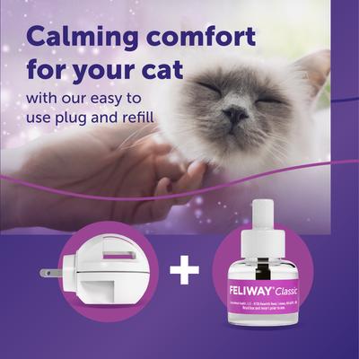 Show full view: Feliway Classic 30 Day Starter Kit Calming Diffuser for Cats slide 4 of 12