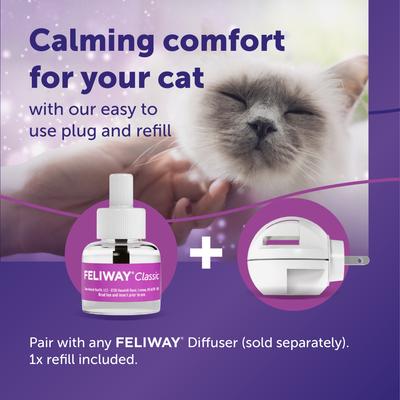 Show full view: Feliway Classic Calming Diffuser Refill for Cats, 30 day, 1 count slide 4 of 12