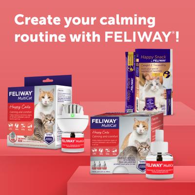 Show full view: Feliway MultiCat Calming Diffuser Refill for Cats, 30 day, 3 count slide 10 of 11