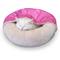 Show in main carousel: PawsPik Orthopedic Memory Foam Donut-Themed Plush Bolster Cat & Dog Bed & Removable Cover, Medium, Strawberry slide 1 of 10