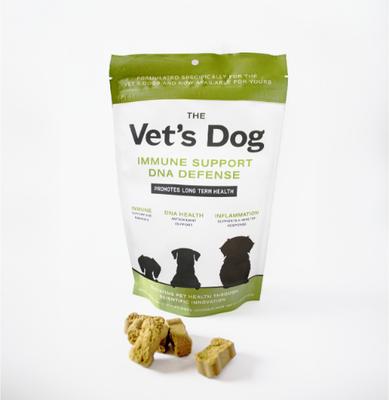 Show full view: The Vet's Dog Immune Support DNA Defense Soft Chews Supplement for Dogs, 30 count slide 3 of 12