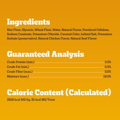 Show full view: Pedigree Twisty Chews Chicken & Beef Flavor Long-Lasting Hard Chew Dog Treats, Small, 10 count slide 6 of 9