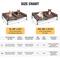 Show in main carousel: Veehoo Cooling Raised Elevated Double Dog Bed, XX-Large, Brown slide 3 of 9