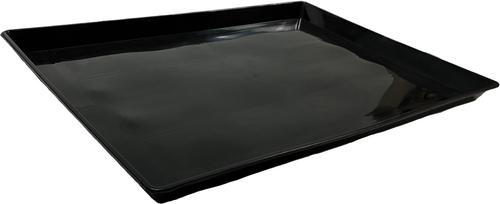 Show full view: YML T2424BLK 24-in Rectangular Tray Bird Cage Accessory, Black slide 2 of 3