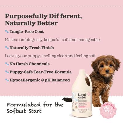 Show full view: Lumi-noble 2in1 Puppy Dog Shampoo + Conditioner, 1-gal bottle slide 6 of 9