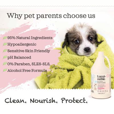 Show full view: Lumi-noble 2in1 Puppy Dog Shampoo + Conditioner, 1-gal bottle slide 3 of 9