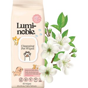 Lumi-noble Cleansing Puppy Dog Wipes, 50 count