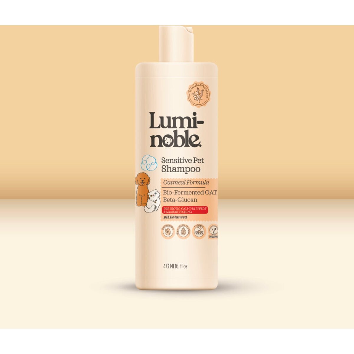 Lumi-noble Sensitive Dog, Cat & Small Pet Shampoo, 16-fl oz bottle