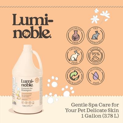 Show full view: Lumi-noble Prebiotic Dog, Cat & Small Pet Shampoo, 1-gal bottle slide 6 of 7