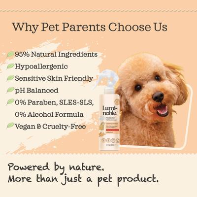 Show full view: Lumi-noble Prebiotic Dog, Cat & Small Pet Deodorizer, 8-fl oz bottle slide 3 of 7