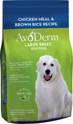 AvoDerm Chicken Meal & Brown Rice Recipe Large Breed Adult Dry Dog Food, 26-lb bag