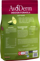 AvoDerm Natural Indoor Hairball Care Formula Adult Dry Cat Food, 11-lb bag slide 2 of 8