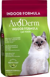 AvoDerm Natural Indoor Hairball Care Formula Adult Dry Cat Food, 11-lb bag