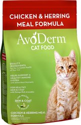AvoDerm Natural Chicken & Herring Meal Formula Adult Dry Cat Food, 11-lb bag