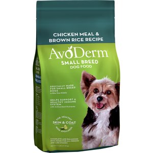 AvoDerm Chicken Meal & Brown Rice Recipe Small Breed Adult Dry Dog Food, 7-lb bag