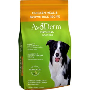 AvoDerm Original Chicken Meal & Brown Rice Recipe Adult Dry Dog Food, 30-lb bag