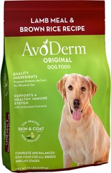 AvoDerm Original Lamb Meal & Brown Rice Recipe Adult Dry Dog Food, 15-lb bag