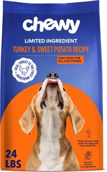 Chewy Limited Ingredient Turkey & Sweet Potato Recipe Grain-Free Dry Dog Food (FORMERLY AMERICAN JOURNEY), 24-lb bag