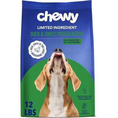 Chewy Made Chewy Made Limited Ingredient Duck & Sweet Potato Recipe Grain-Free Dry Dog Food (FORMERLY AMERICAN JOURNEY), 12-lb bag