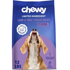 Chewy Limited Ingredient Lamb & Sweet Potato Recipe Grain-Free Dry Dog Food (FORMERLY AMERICAN JOURNEY), 12-lb bag
