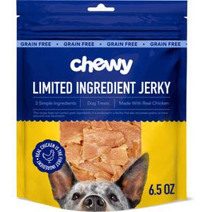 Chewy Limited Ingredient Chicken Jerky Natural Grain-Free Dog Treats (FORMERLY AMERICAN JOURNEY), 6.5-oz bag