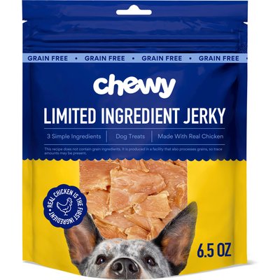 Chewy Made Chewy Made Limited Ingredient Chicken Jerky Natural Grain-Free Dog Treats (FORMERLY AMERICAN JOURNEY), 6.5-oz bag