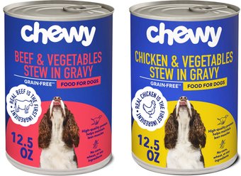 Chewy Made Stews Poultry & Beef Variety Pack Grain-Free Canned Dog Food (FORMERLY AMERICAN JOURNEY), 12.5-...