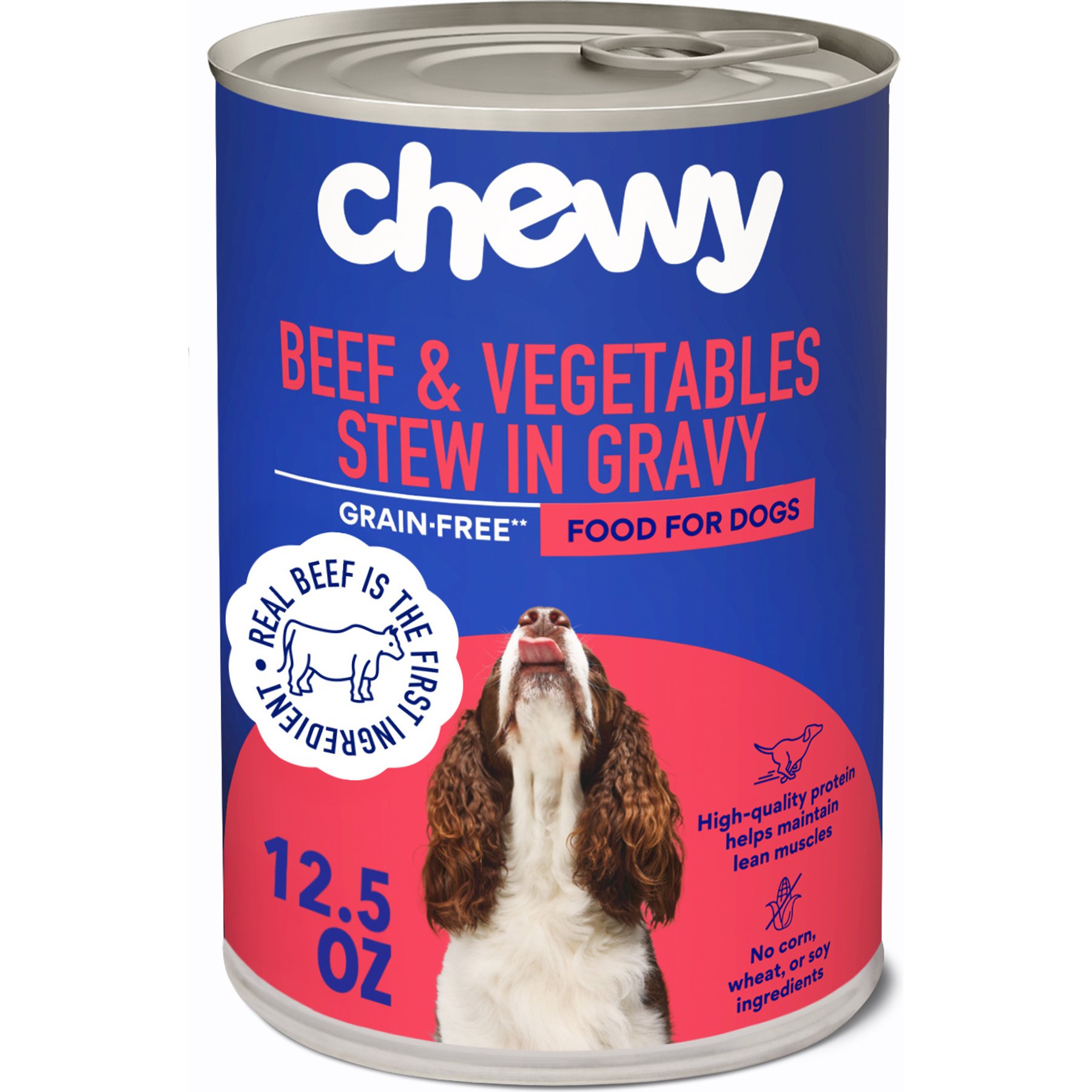 Chewy Made Stews Beef & Vegetables in Gravy Grain-Free Canned Dog Food (FORMERLY AMERICAN JOURNEY), 12.5-oz can, case of 12