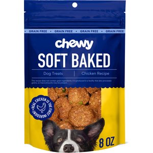 Chewy Soft-Baked Chicken Recipe Grain-Free Dog Treats (FORMERLY AMERICAN JOURNEY), 8-oz bag