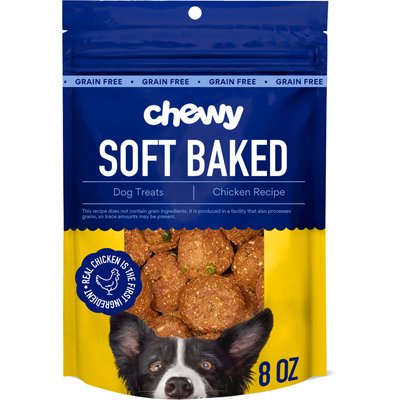 Chewy Made Chewy Made Soft-Baked Chicken Recipe Grain-Free Dog Treats (FORMERLY AMERICAN JOURNEY), 8-oz bag