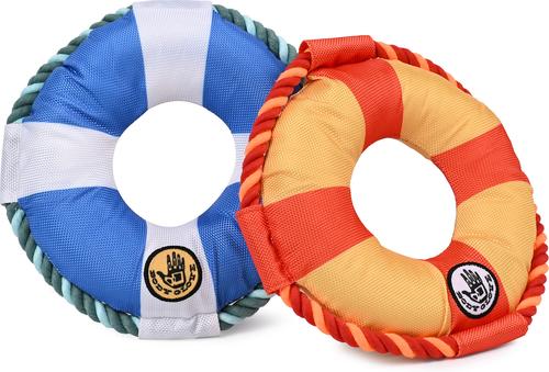 Show full view: Body Glove Life Ring Dog Toy, Orange slide 7 of 8