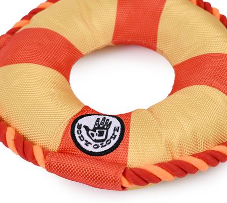 Show full view: Body Glove Life Ring Dog Toy, Orange slide 5 of 8