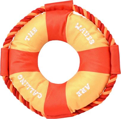 Show full view: Body Glove Life Ring Dog Toy, Orange slide 4 of 8