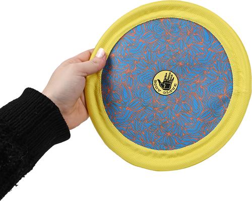 Show full view: Body Glove Tough Toss Disc Dog Toy, Yellow slide 4 of 6