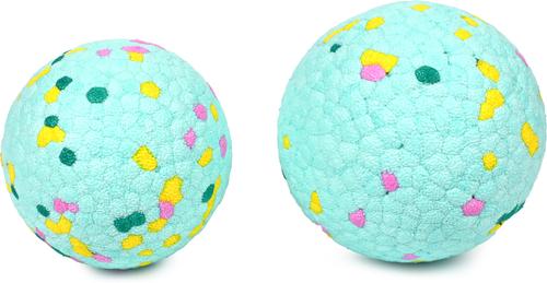Show full view: Body Glove Tough Ball Dog Toy, Teal Confetti, 3 count, 2.5-in slide 4 of 5