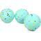 Show in main carousel: Body Glove Tough Ball Dog Toy, Teal Confetti, 3 count, 3-in slide 3 of 7