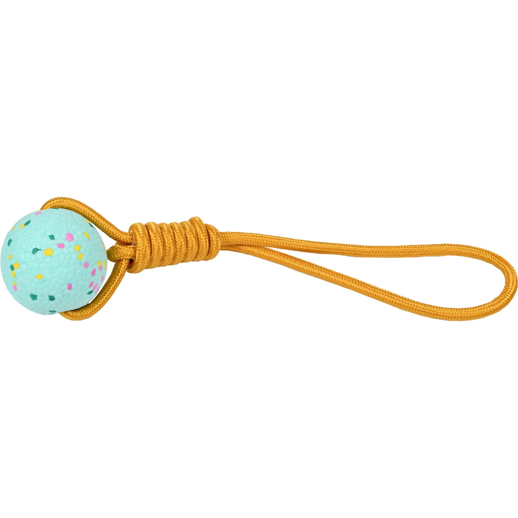 Body Glove Tough Tug Dog Toy, Teal Confetti