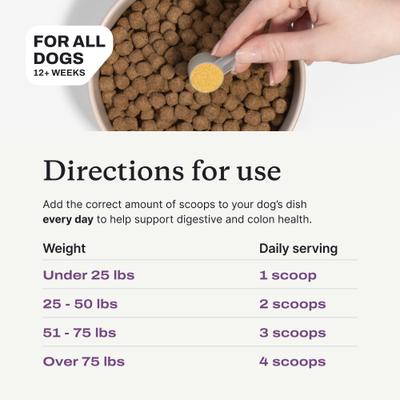 Show full view: PetLabCo. Pumpkin Flavored Digestive Aid Powder Supplement for Dogs, 8-oz pouch slide 6 of 9