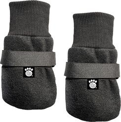 PetRageous Designs Glacier Snug Dog Boot, Black, Large