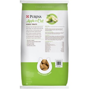 Purina Animal Nutrition Apple & Oat Horse Treats, 15-lb bag